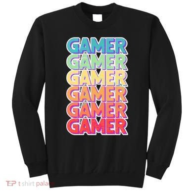 Retro Colorful Gamer Sweatshirt