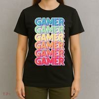Retro Colorful Gamer T-Shirt thumb 4