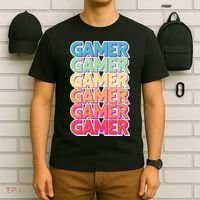 Retro Colorful Gamer T-Shirt thumb 6
