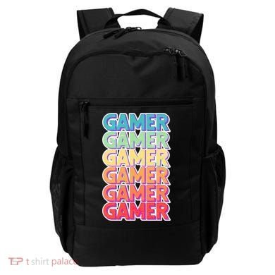 Retro Colorful Gamer Backpack