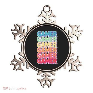 Retro Colorful Gamer Ornament