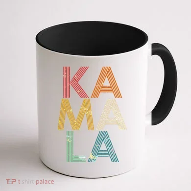 Retro Colors Kamala Coffee Mug back