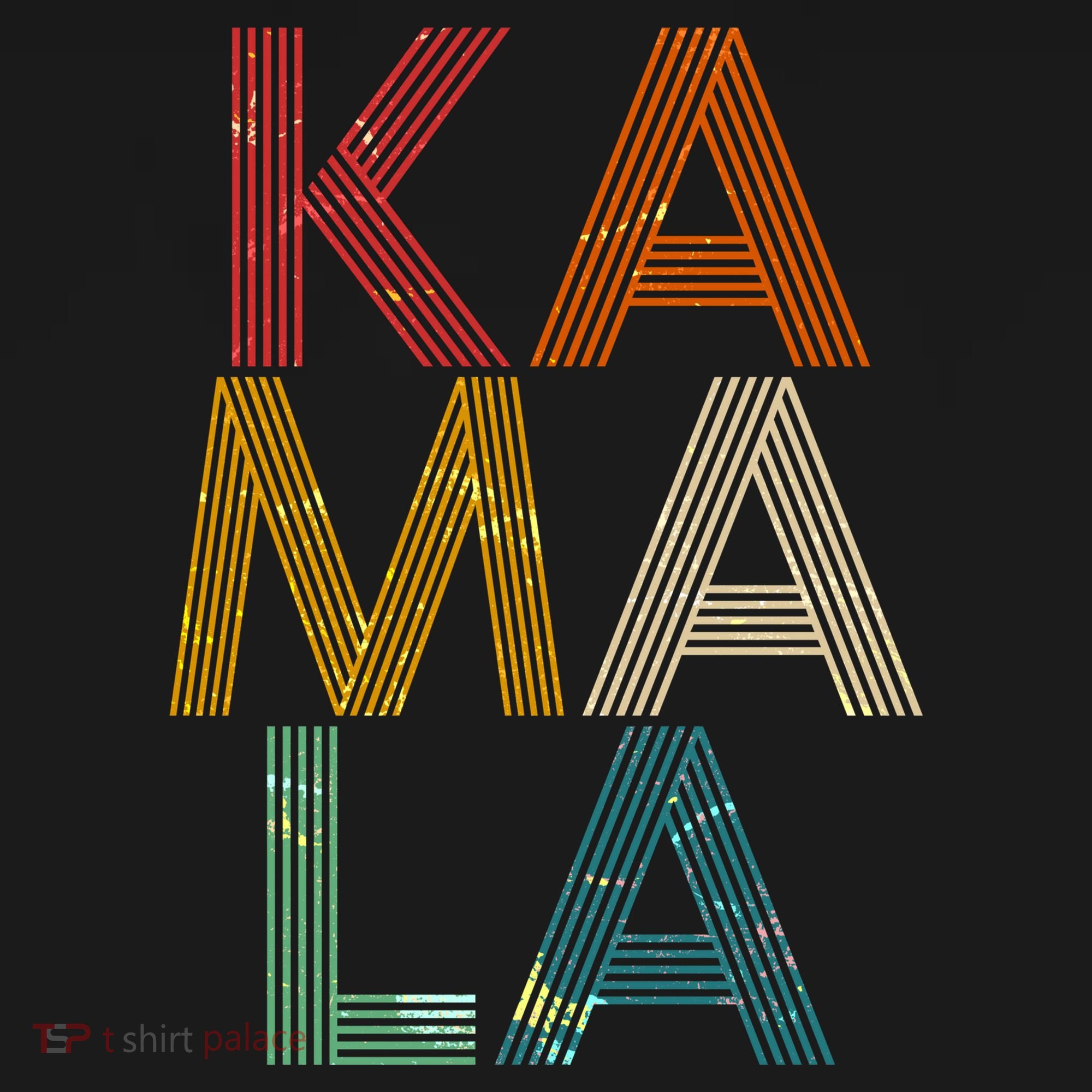 Retro Colors Kamala Toddler Hoodie