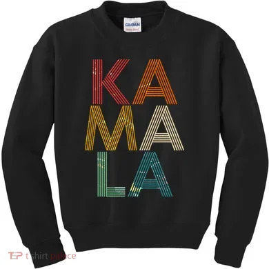 Retro Colors Kamala Kids Sweatshirt