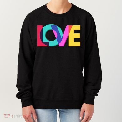 Retro Colors Love Women's Sweatshirt