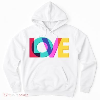 Retro Colors Love Hoodie
