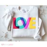 Retro Colors Love Sweatshirt thumb 2