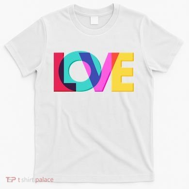 Retro Colors Love T-Shirt