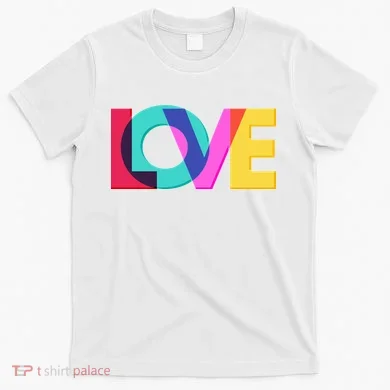 Retro Colors Love T-Shirt