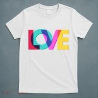 Retro Colors Love T-Shirt thumb 5