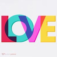 Retro Colors Love T-Shirt thumb 7