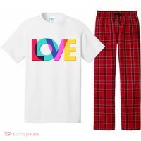 Retro Colors Love Pajama Set thumb 0