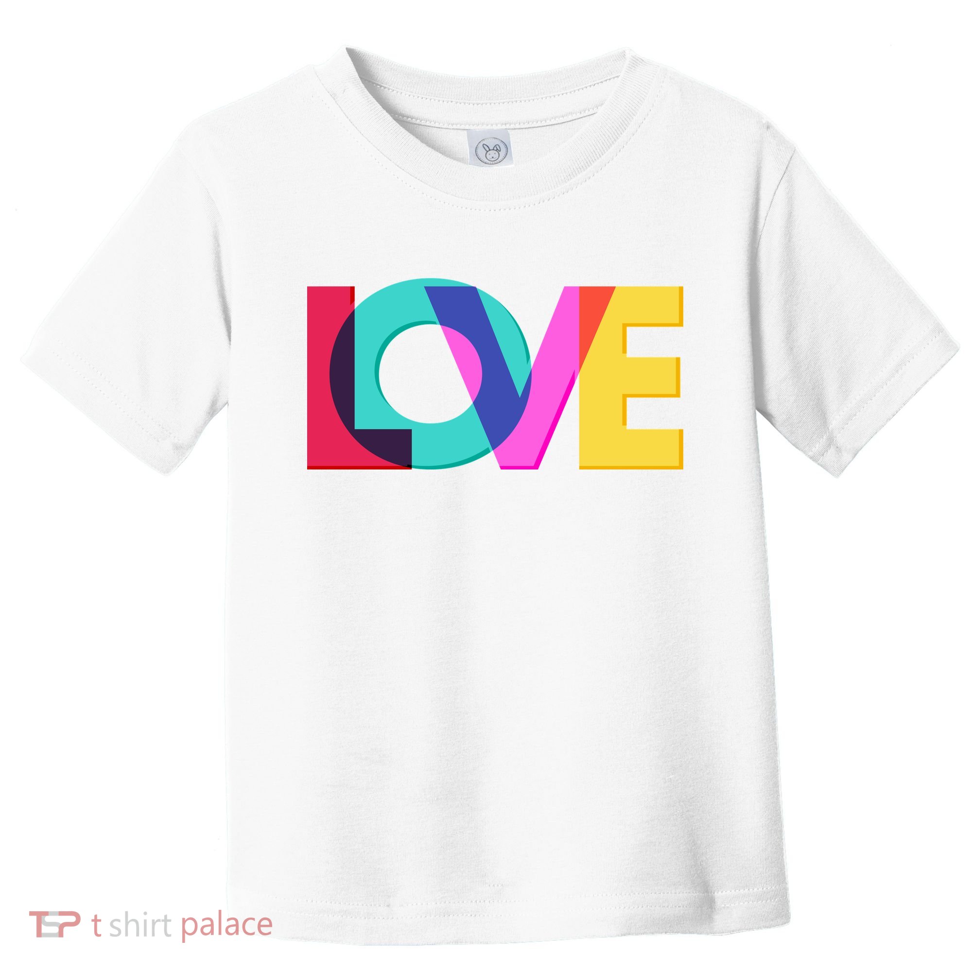 Retro Colors Love Toddler T-Shirt