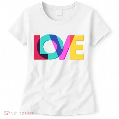 Retro Colors Love Women's T-Shirt