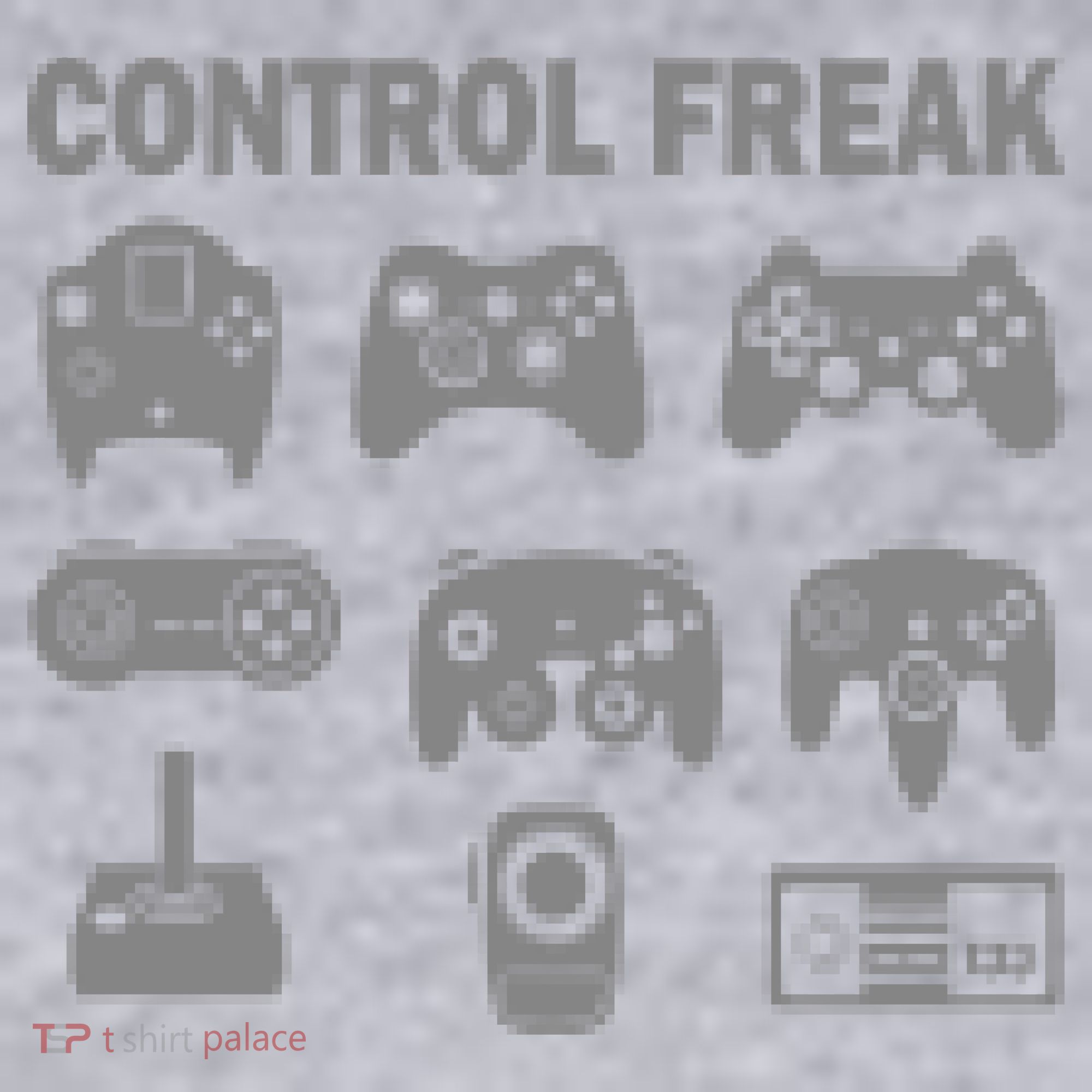 Retro Control Freak 8 Bit Gamer Women's Racerback Cropped Tank