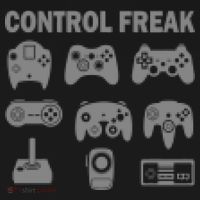 Retro Control Freak 8 Bit Gamer USA-Made Doggie Bandana thumb 2