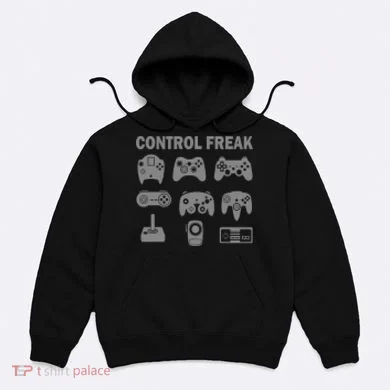 Retro Control Freak 8 Bit Gamer Hoodie