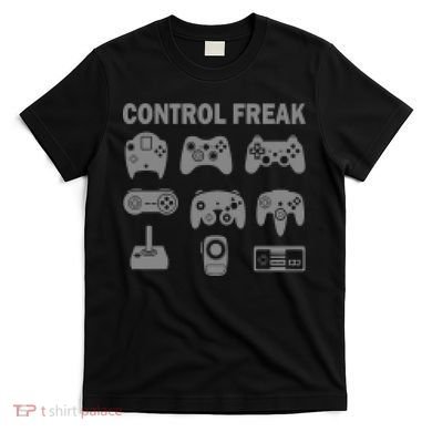 Retro Control Freak 8 Bit Gamer T-Shirt