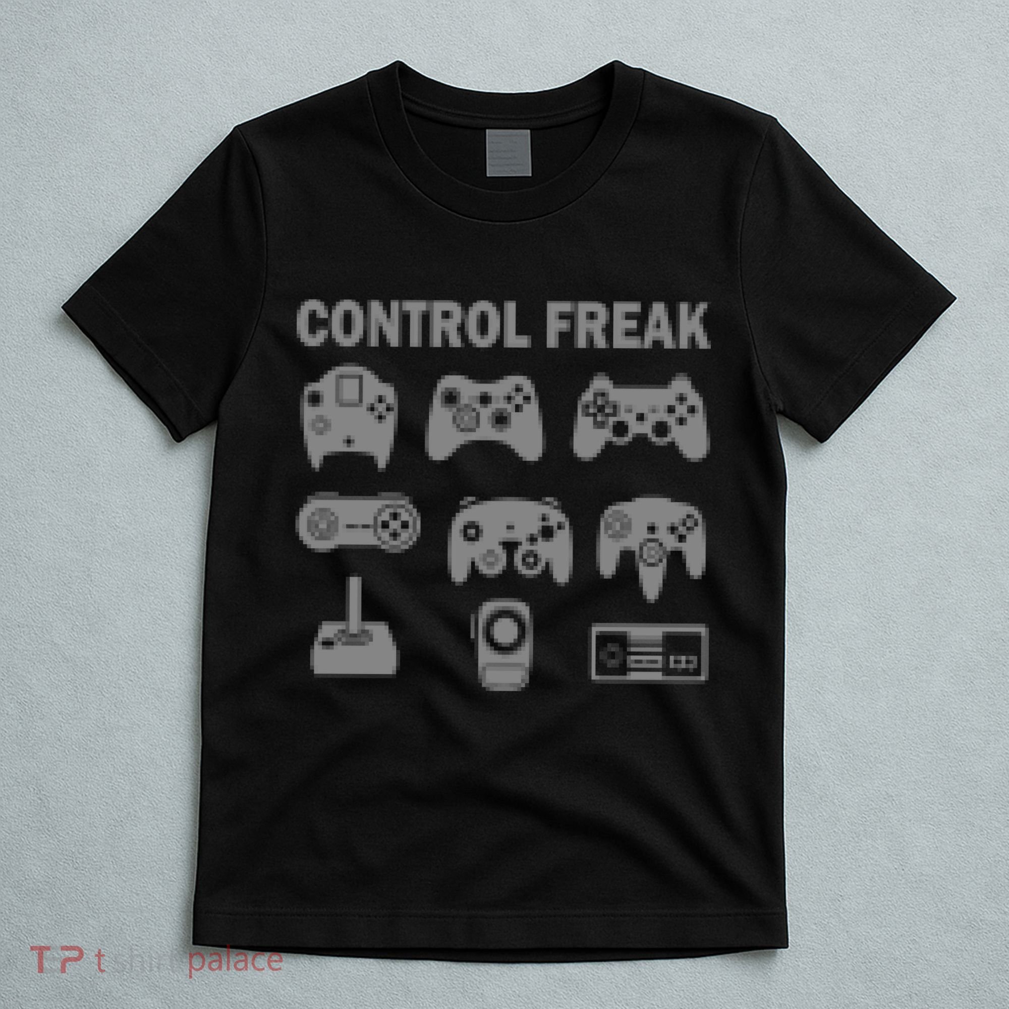 Retro Control Freak 8 Bit Gamer T-Shirt