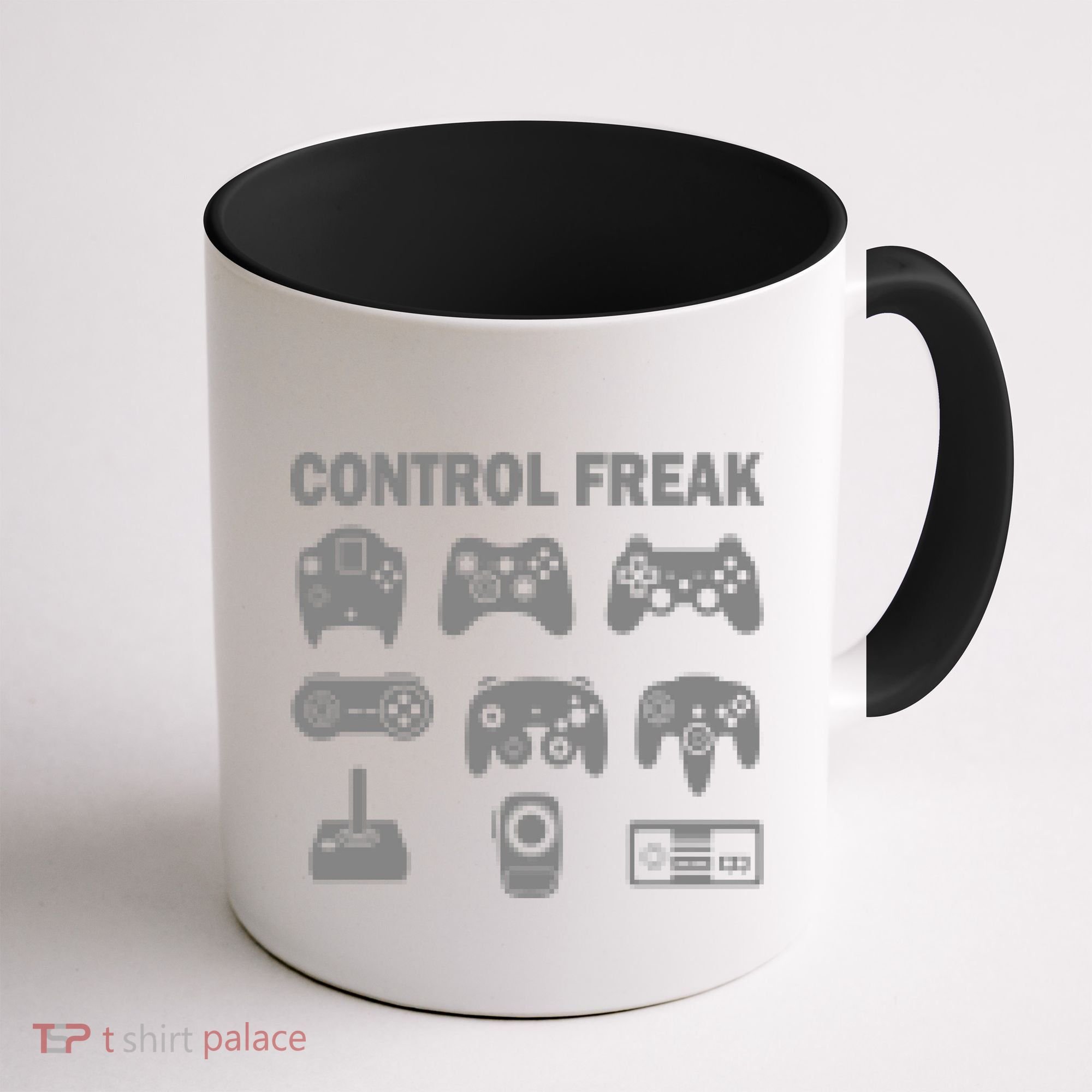 Retro Control Freak 8 Bit Gamer Coffee Mug