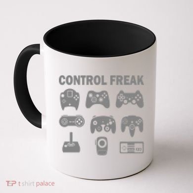 Retro Control Freak 8 Bit Gamer Coffee Mug