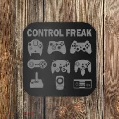 Retro Control Freak 8 Bit Gamer Coaster