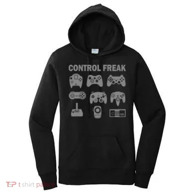 Retro Control Freak 8 Bit Gamer Women's Hoodie