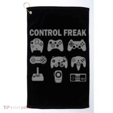 Retro Control Freak 8 Bit Gamer Golf Towel