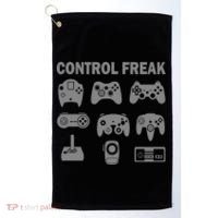 Retro Control Freak 8 Bit Gamer Golf Towel thumb 0