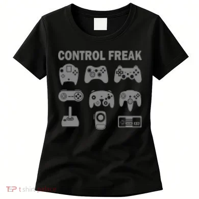 Retro Control Freak 8 Bit Gamer Women's T-Shirt