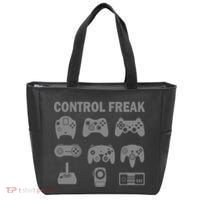 Retro Control Freak 8 Bit Gamer Tote Bag thumb 0