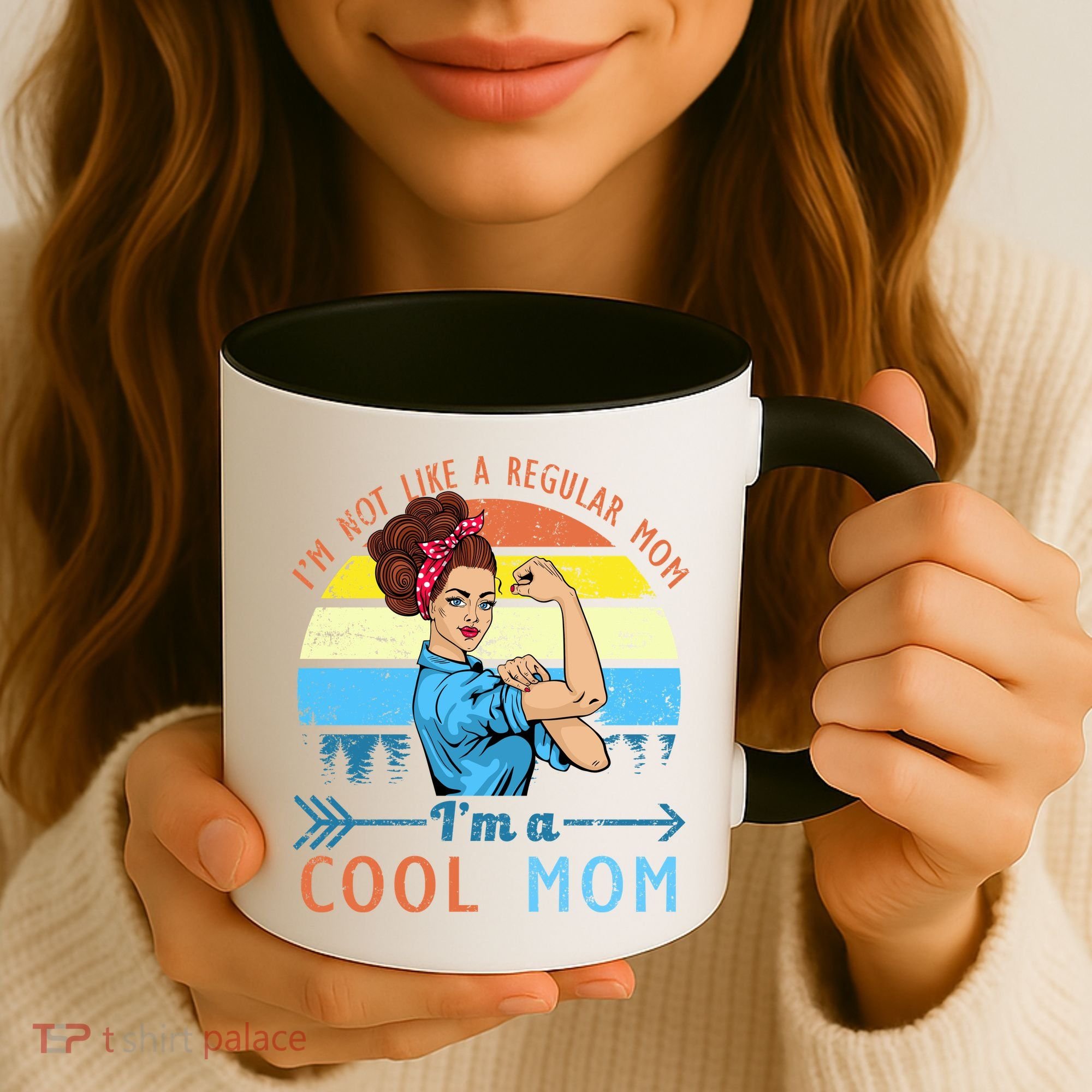 Retro Cool Mom Coffee Mug