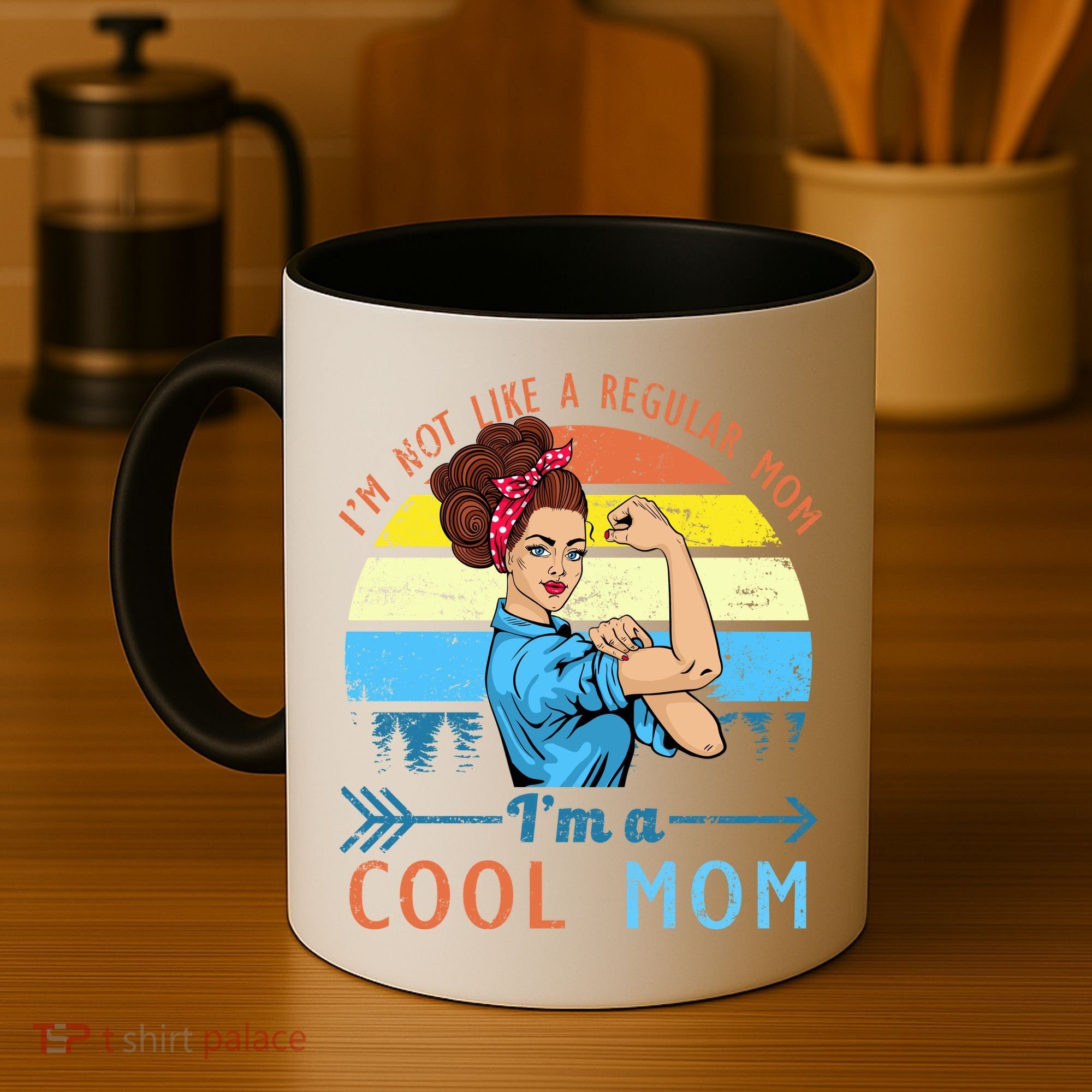Retro Cool Mom Coffee Mug