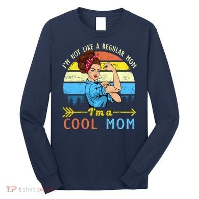 Retro Cool Mom Long Sleeve Shirt
