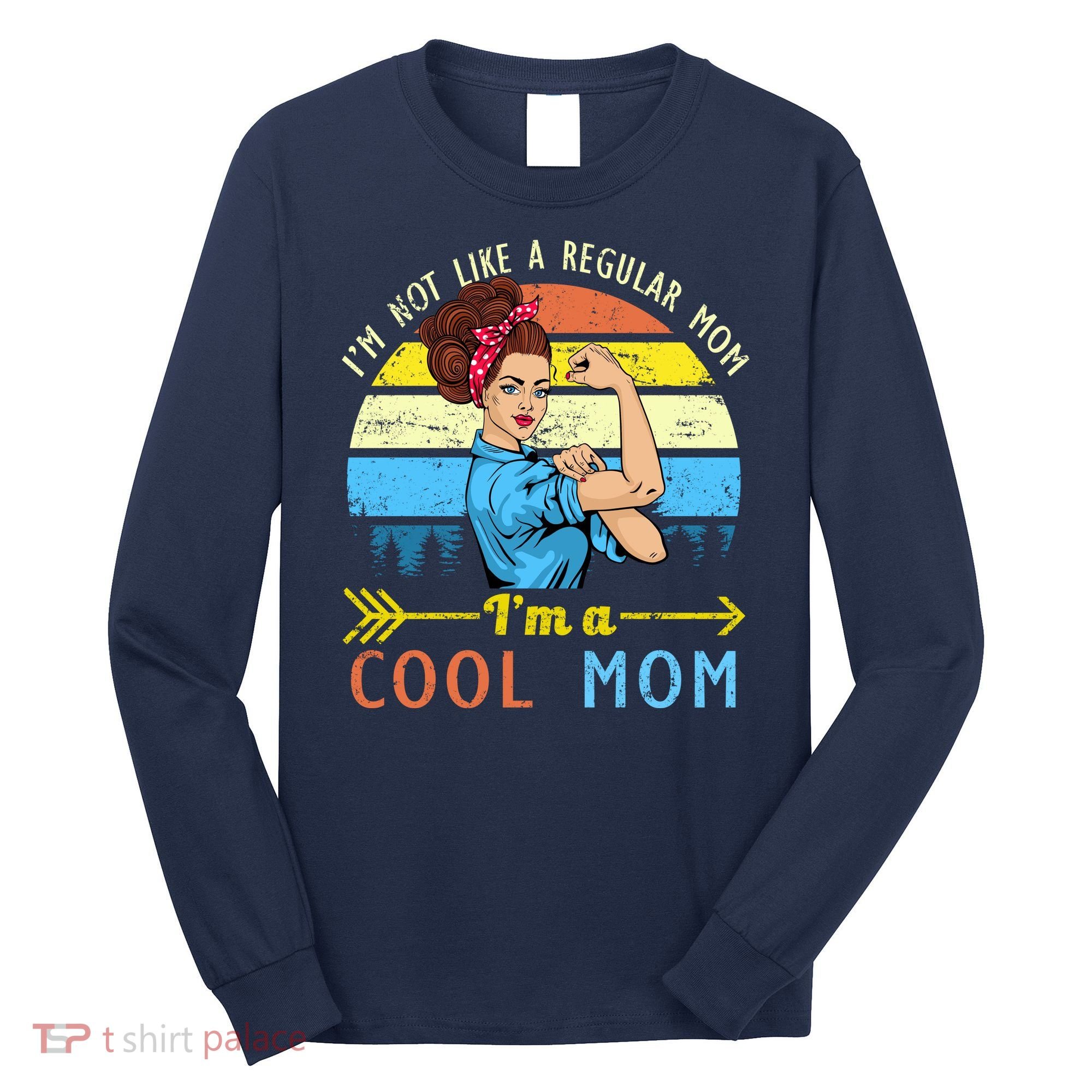 Retro Cool Mom Long Sleeve Shirt