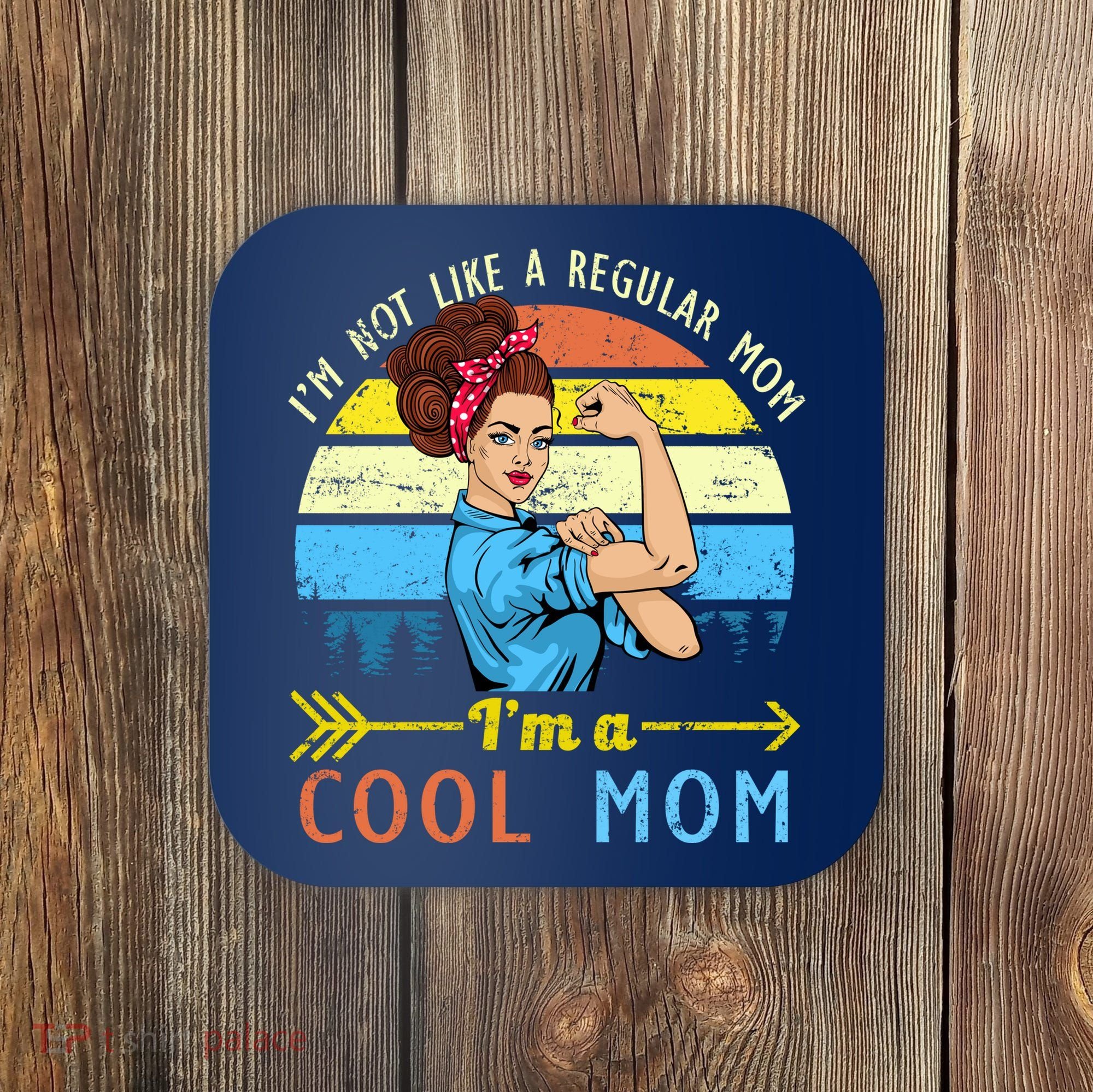 Retro Cool Mom Coaster