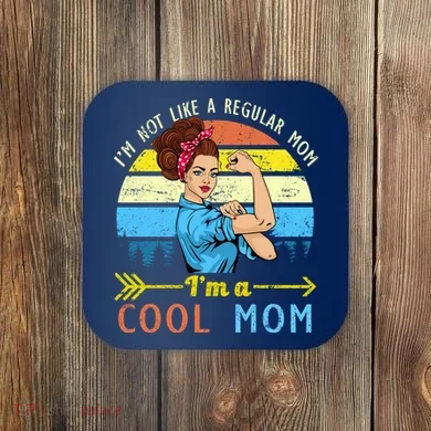 Retro Cool Mom Coaster