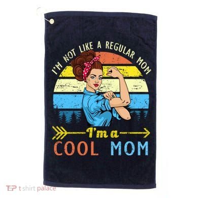 Retro Cool Mom Golf Towel