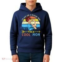 Retro Cool Mom Kids Hoodie thumb 4