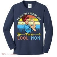 Retro Cool Mom Kids Long Sleeve Shirt thumb 0
