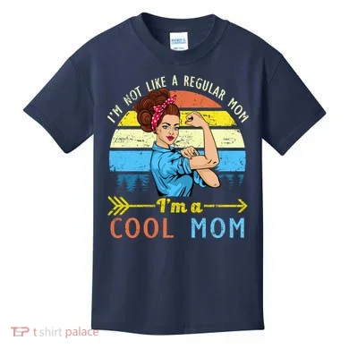 Retro Cool Mom Kids T-Shirt