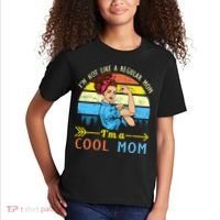 Retro Cool Mom Kids T-Shirt thumb 2