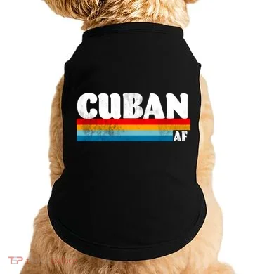Retro Cuban AF Doggie Tank