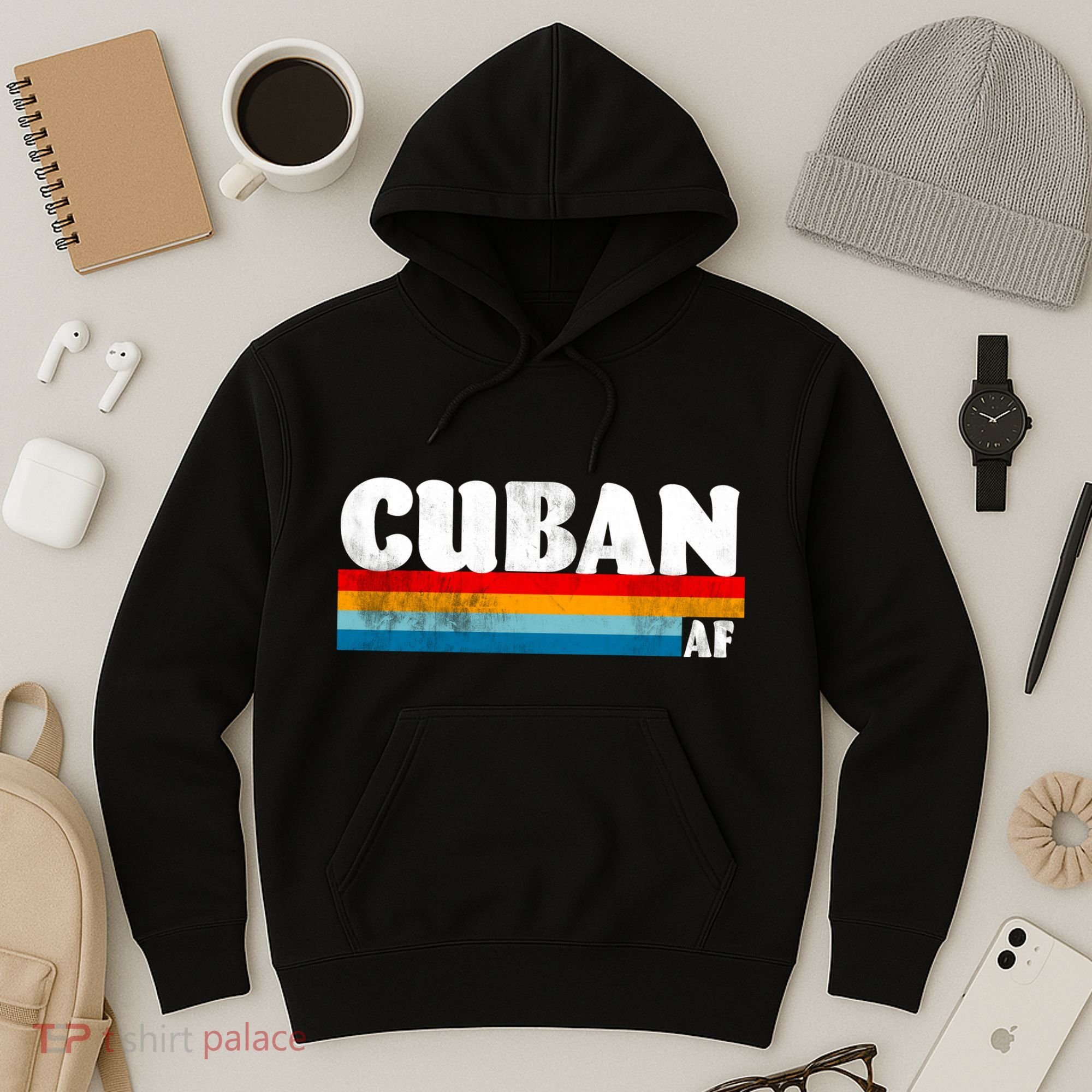 Retro Cuban AF Hoodie