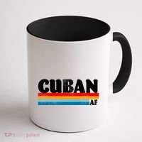 Retro Cuban AF Coffee Mug thumb 1