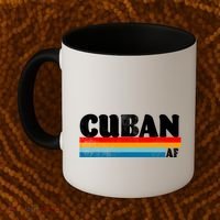 Retro Cuban AF Coffee Mug thumb 2