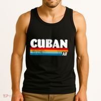 Retro Cuban AF Tank Top thumb 3