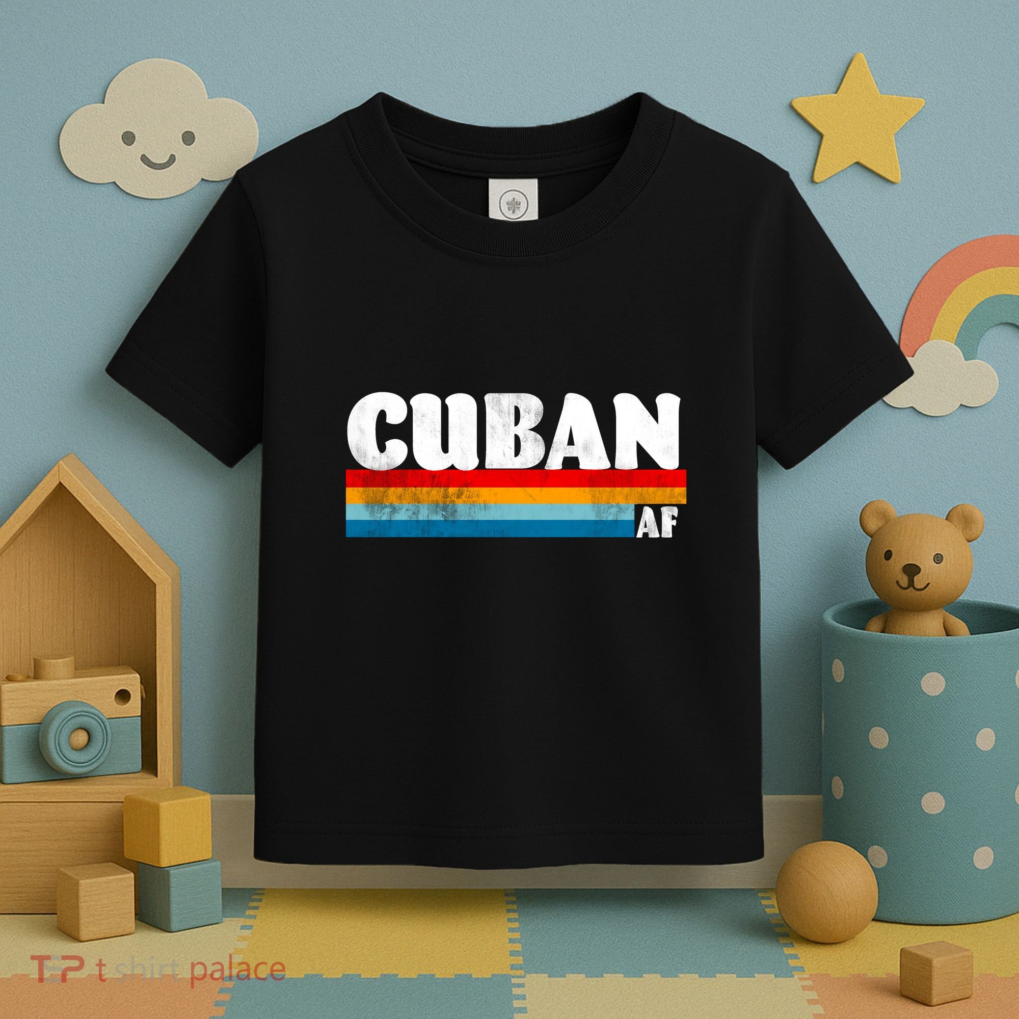 Retro Cuban AF Toddler T-Shirt
