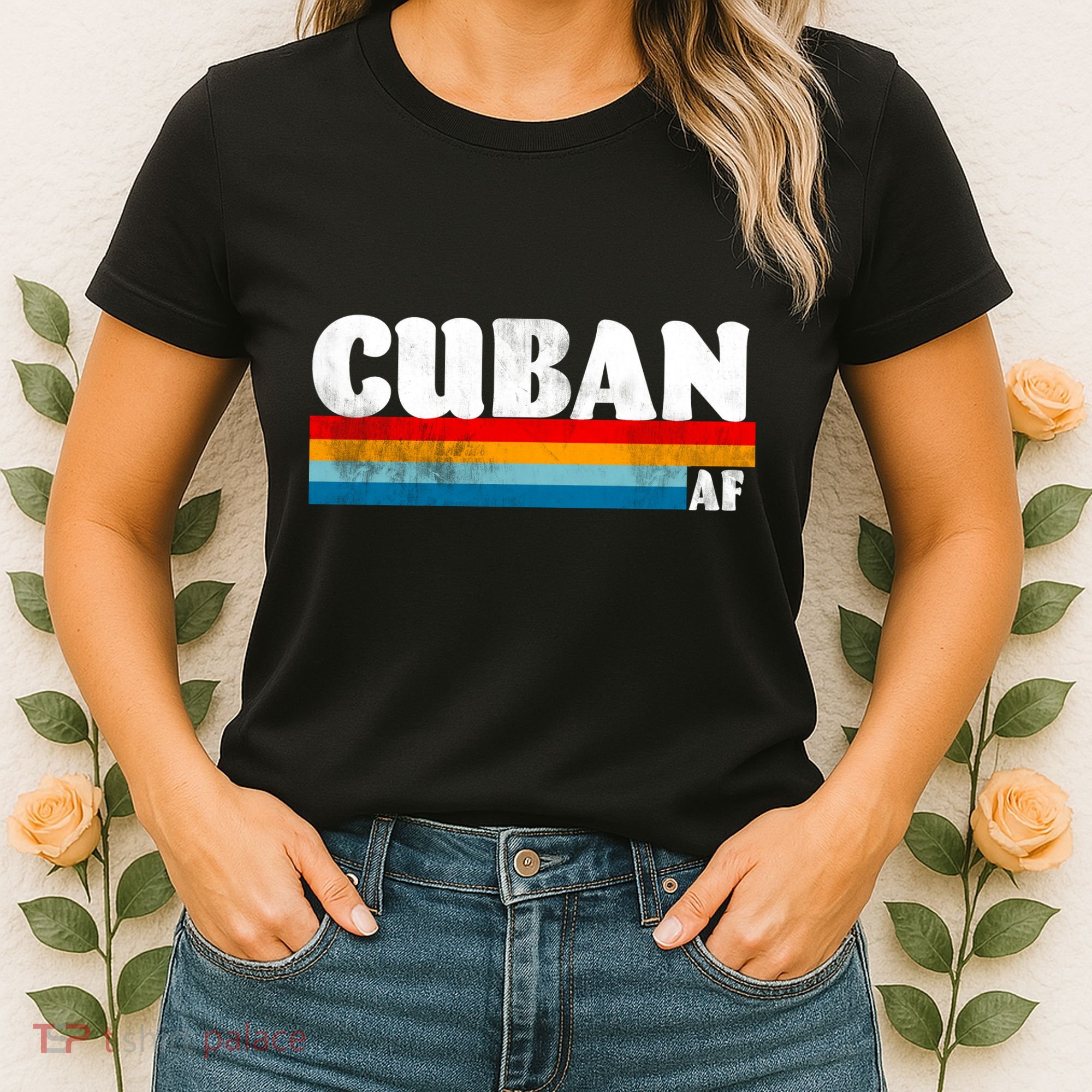 Retro Cuban AF Women's T-Shirt