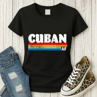 Retro Cuban AF Women's T-Shirt thumb 3